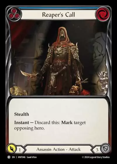 Reaper's Call BLUE HNT046 - The Hunted - Flesh and blood card