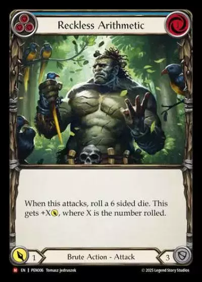 Reckless Arithmetic PEN006 - Compendium of Rathe - Flesh and blood card