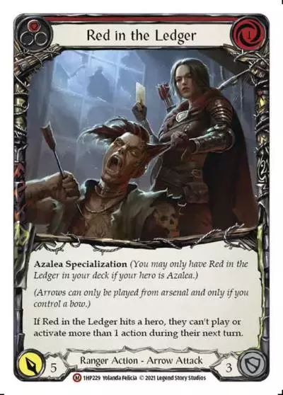 Red in the Ledger RED 1HP229 - History Pack 1 - Flesh and blood card