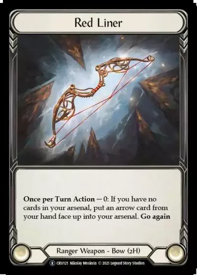 Red Liner U-CRU121-RF - Crucible of War - Unlimited - Flesh and blood card