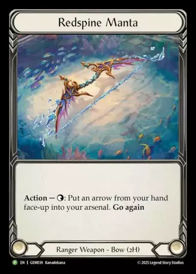Redspine Manta GEM039-CF - GEM - Pack 2 - Flesh and blood card