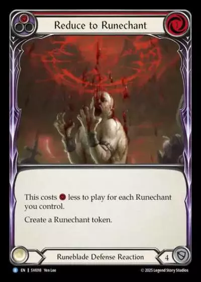 Reduce to Runechant SVI018 - Silver Age Chapter 1 - Viserai - Flesh and blood card