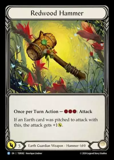 Redwood Hammer TER002 - 1st Strike - Terra - Flesh and blood card