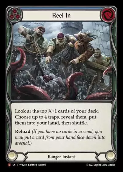 Reel In BLUE HVY250 - Heavy Hitters - Flesh and blood card