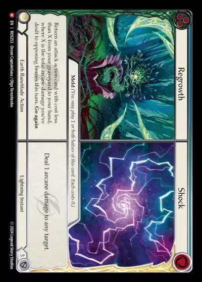 Regrowth||Shock BLUE ROS253 - Rosetta - Flesh and blood card