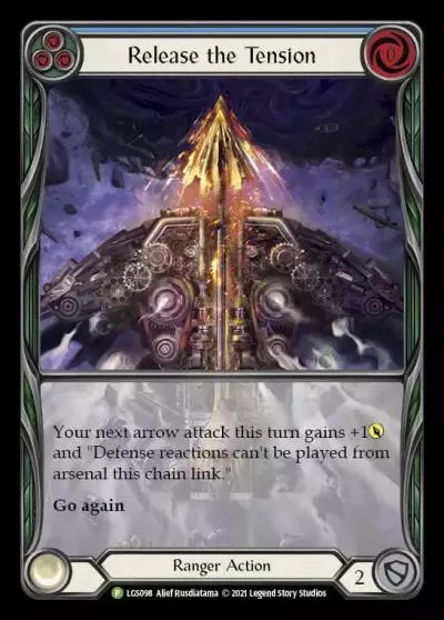 Release the Tension BLUE LGS098-RF - Armory - Season 6 - Flesh and blood card