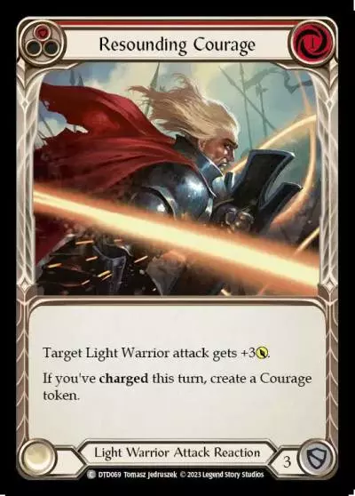 Resounding Courage RED DTD069 - Dusk till Dawn - Flesh and blood card