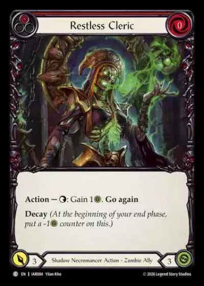 Restless Cleric IAR084 - Usurp the Shadow Throne - Flesh and blood card