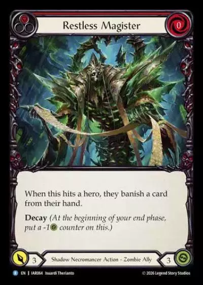 Restless Magister IAR064 - Usurp the Shadow Throne - Flesh and blood card