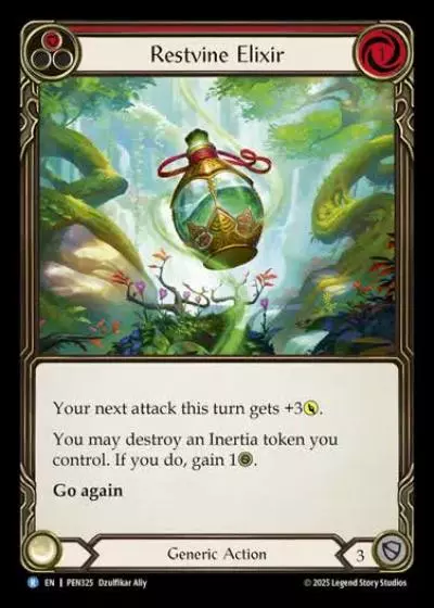 Restvine Elixir PEN325 - Compendium of Rathe - Flesh and blood card