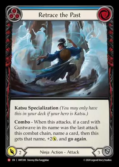 Retrace the Past BLUE HNT249 - The Hunted - Flesh and blood card