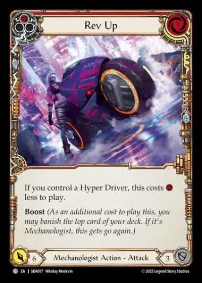 Rev Up SDA017 - Silver Age Chapter 1 - Dash - Flesh and blood card
