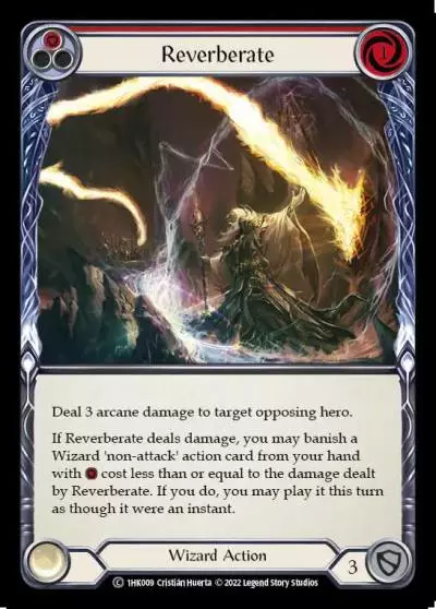 Reverberate RED 1HK009 - Kano - Blitz Deck - Flesh and blood card