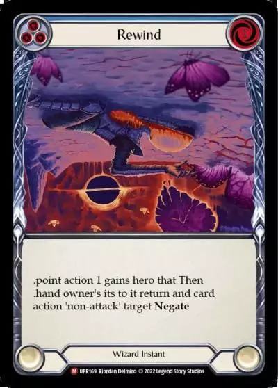Rewind BLUE UPR169-AA - Uprising - Flesh and blood card