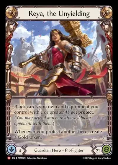 Reya, the Unyielding SMP005 - Smash Palace - Flesh and blood card