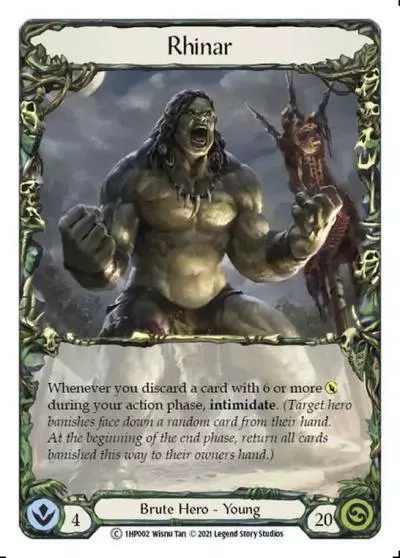 Rhinar 1HP002 - History Pack 1 - Flesh and blood card