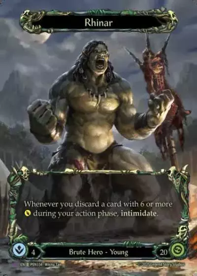 Rhinar PEN334-MV - Compendium of Rathe - Flesh and blood card
