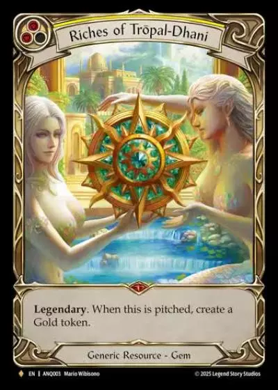 Riches of Tropal-Dhani ANQ003 - Compendium of Rathe - Antiquity Pack - Flesh and blood card