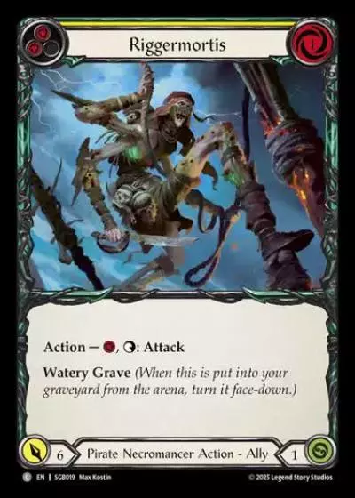 Riggermortis SGB019 - Silver Age Chapter 3 - Gravy Bones - Flesh and blood card