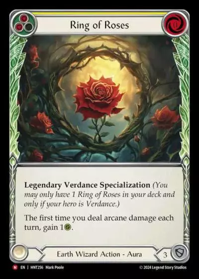 Ring of Roses YELLOW HNT256 - The Hunted - Flesh and blood card