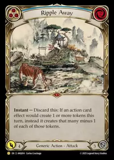 Ripple Away ANQ014 - Compendium of Rathe - Antiquity Pack - Flesh and blood card