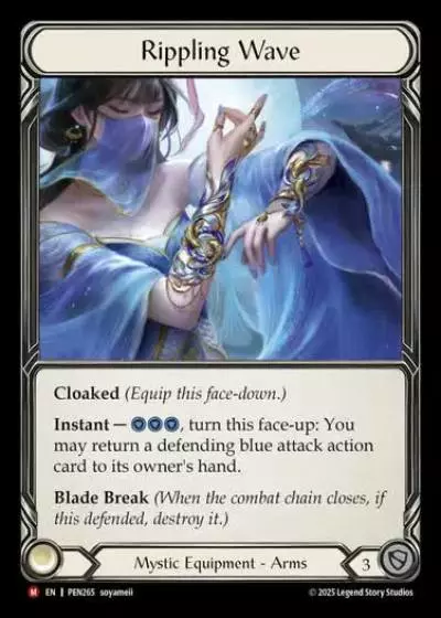 Rippling Wave PEN265 - Compendium of Rathe - Flesh and blood card