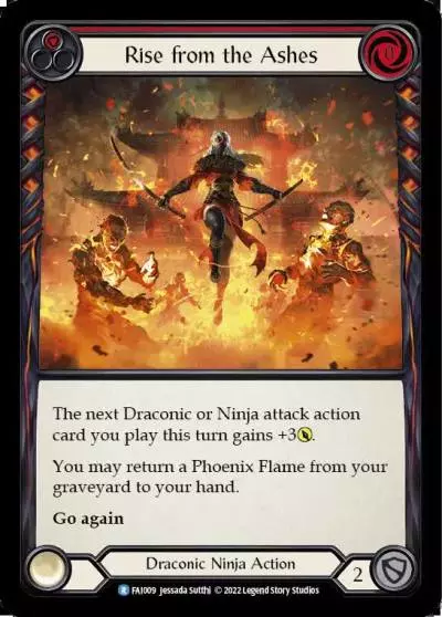 Rise from the Ashes RED FAI009 - Fai - Blitz Deck - Flesh and blood card