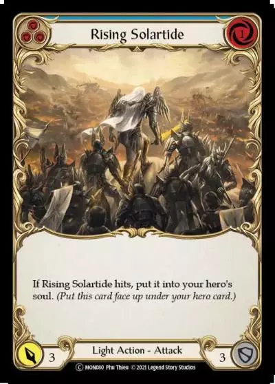 Rising Solartide BLUE U-MON080-RF - Monarch - Unlimited - Flesh and blood card