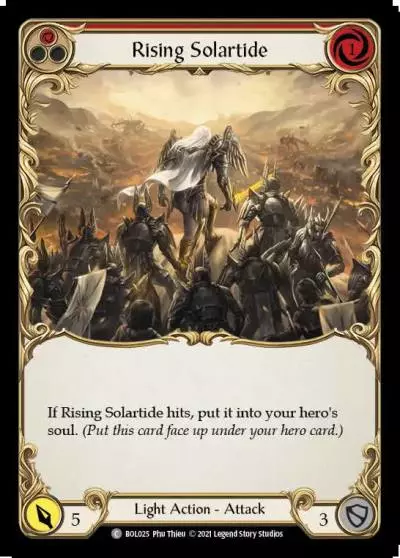 Rising Solartide RED BOL025 - Boltyn - Blitz Deck - Flesh and blood card