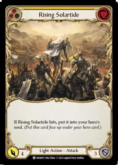 Rising Solartide YELLOW MON079 - Monarch - Flesh and blood card
