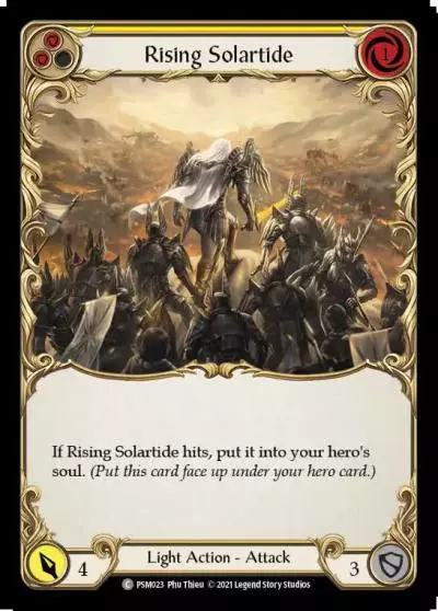 Rising Solartide YELLOW PSM023 - Prism - Blitz Deck - Flesh and blood card
