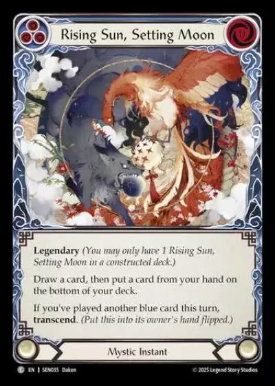 Rising Sun, Setting Moon SEN035 - Silver Age Chapter 2 - Enigma - Flesh and blood card