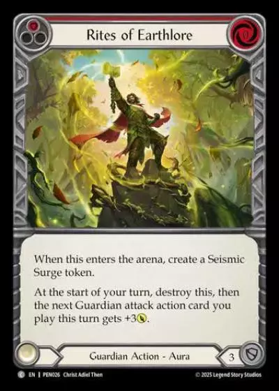 Rites of Earthlore PEN026 - Compendium of Rathe - Flesh and blood card