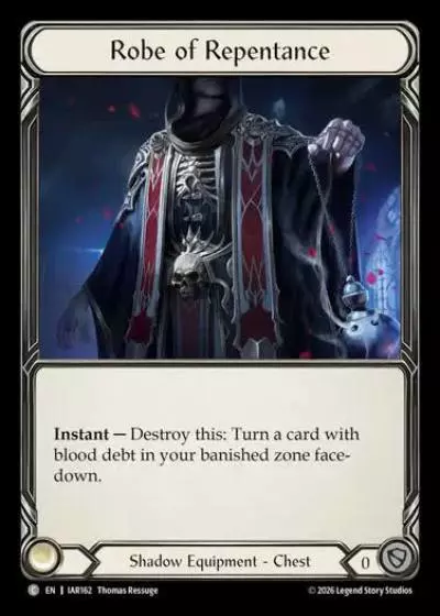 Robe of Repentance IAR162 - Usurp the Shadow Throne - Flesh and blood card
