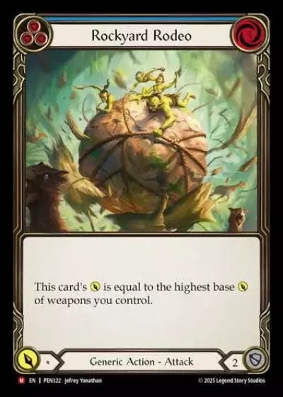 Rockyard Rodeo PEN322 - Compendium of Rathe - Flesh and blood card