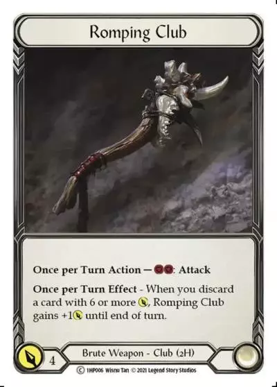 Romping Club 1HP006 - History Pack 1 - Flesh and blood card