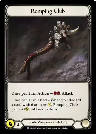 Romping Club CRU003 - Crucible of War - Flesh and blood card