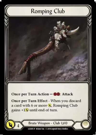 Romping Club LGS001-CF - Armory - Season 1 - Flesh and blood card