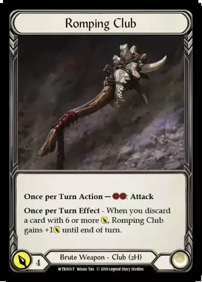 Romping Club WTR003 - Welcome to Rathe - Flesh and blood card