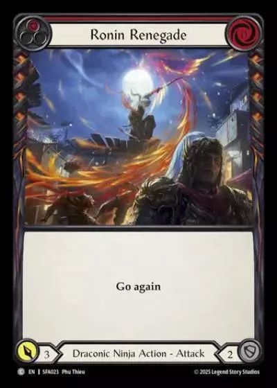 Ronin Renegade SFA023 - Silver Age Chapter 2 - Fai - Flesh and blood card