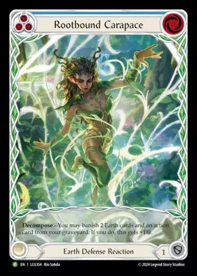 Rootbound Carapace BLUE LGS354-RF - Armory - Season 14 Florian - Flesh and blood card