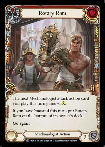 Rotary Ram RED 1HD017 - Dash - Blitz Deck - Flesh and blood card