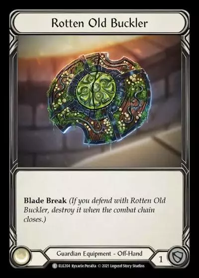 Rotten Old Buckler ELE204 - Tales of Aria - Flesh and blood card