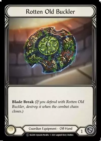 Rotten Old Buckler U-ELE204-RF - Tales of Aria - Unlimited - Flesh and blood card