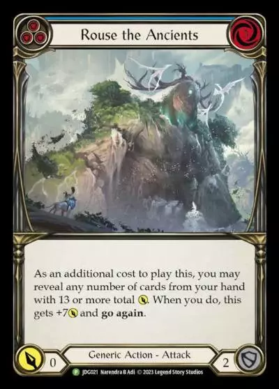 Rouse the Ancients BLUE JDG021-CF - Judge Pack - Season 3 - Flesh and blood card
