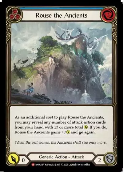 Rouse the Ancients BLUE MON247 - Monarch - Flesh and blood card
