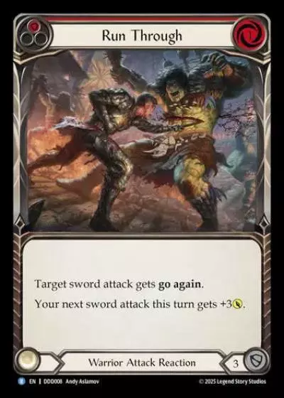 Run Through DDD008 - Dorinthea Demo Deck - Flesh and blood card