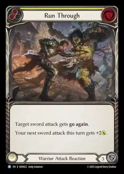 Run Through SDO022 - Silver Age Chapter 2 - Dorinthea - Flesh and blood card