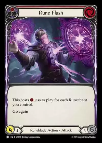 Rune Flash SVI013 - Silver Age Chapter 1 - Viserai - Flesh and blood card