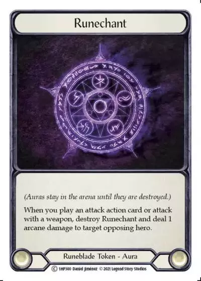 Runechant 1HP300 - History Pack 1 - Flesh and blood card